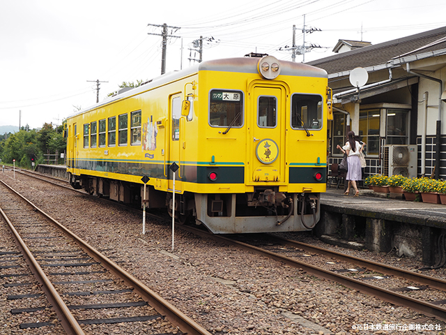 Izumi Tetsudo KiHa300 at Otaki Station
