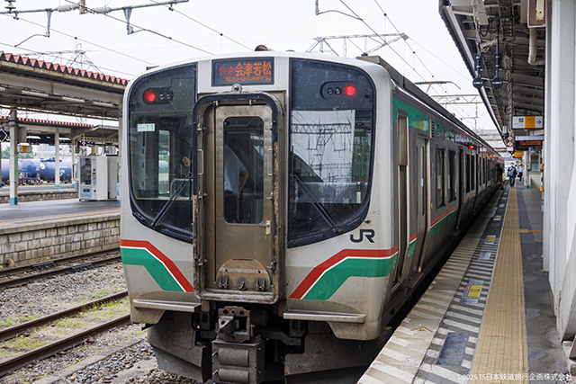 JR East E721 series Banetsu West Line Koriyama