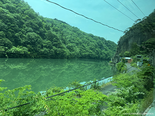 Banetsu West Line Scenery Aga Omaki Agano River