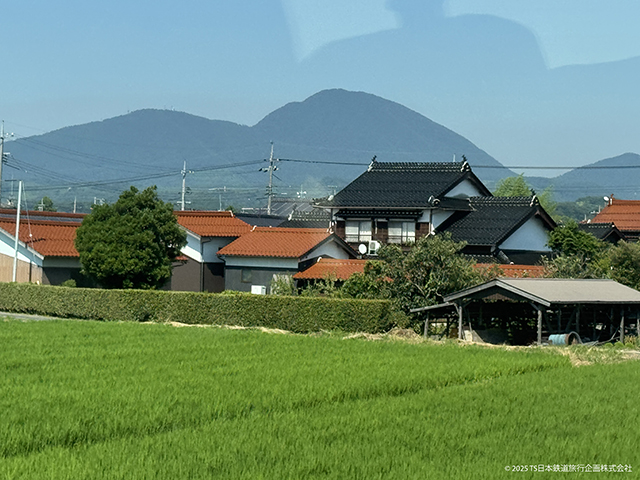Hakubi Line Scenery Mt Daisen
