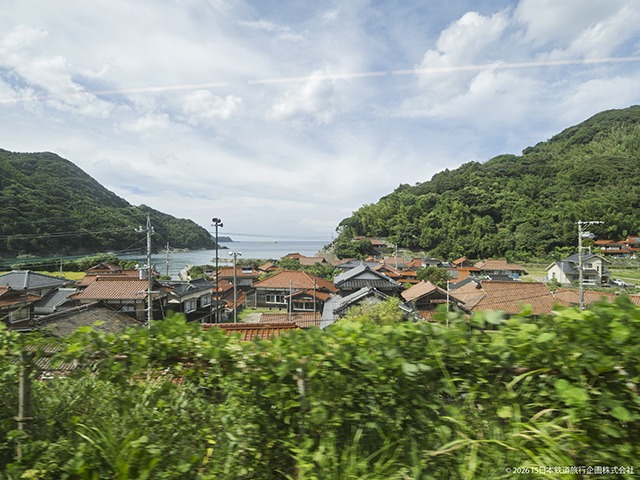 Sanin Main Line scenery  Hagi~Nagato
