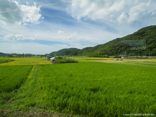 Sanin Main Line scenery  Hagi~Nagato