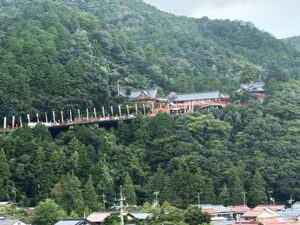 JR Yamaguchi Line Scenery Taikodani Inari-jinja (Tsuwano)